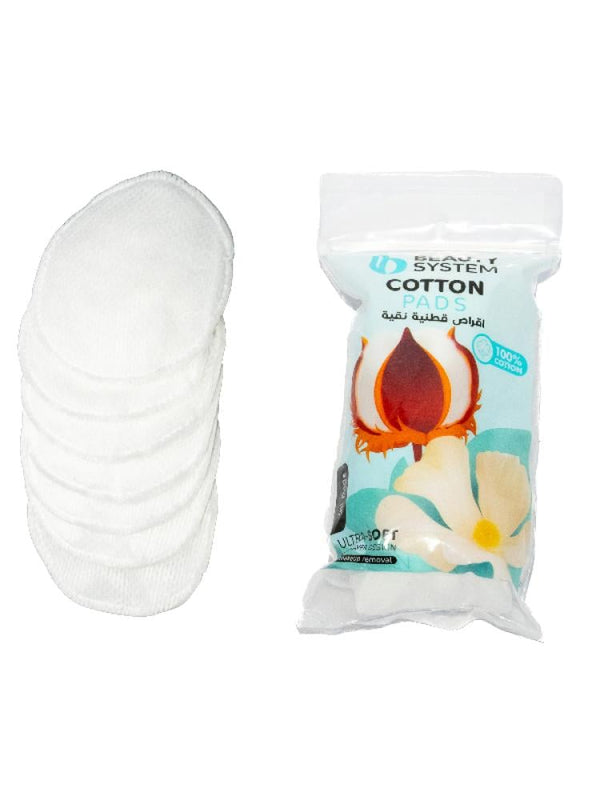 Beauty System Pure Cotton Pads - 50 Count