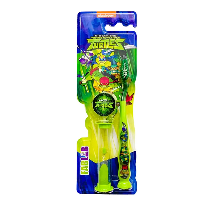 Nickelodeon Ninja Kids Toothbrush with Hourglass Timer Soft Bristles