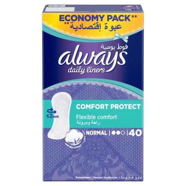 Best Pantyliners Normal Daily Protection Thin Always 10x40