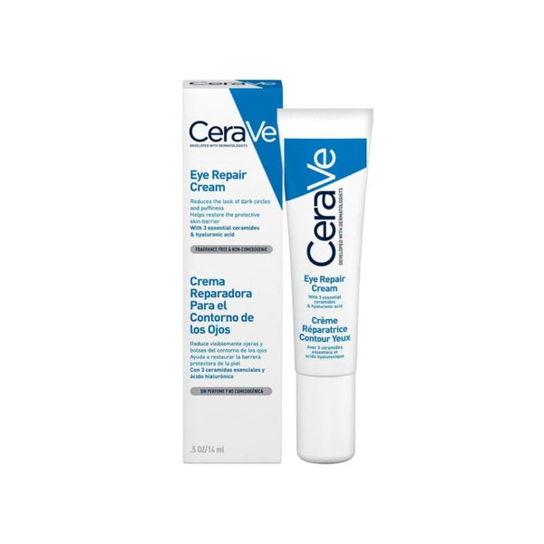 CeraVe Eye Repair Cream Hydrating Ceramides Hyaluronic Acid 14ml