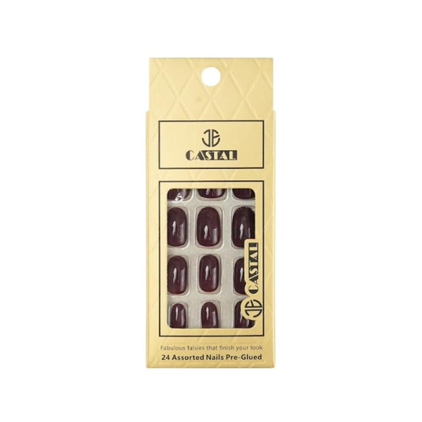 Castal Self-Adhesive Artificial Nails 24 Pieces B4