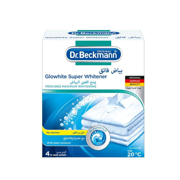 Laundry Whitening Bags for White Clothes Stain Removal Dr. Beckmann 4x40g