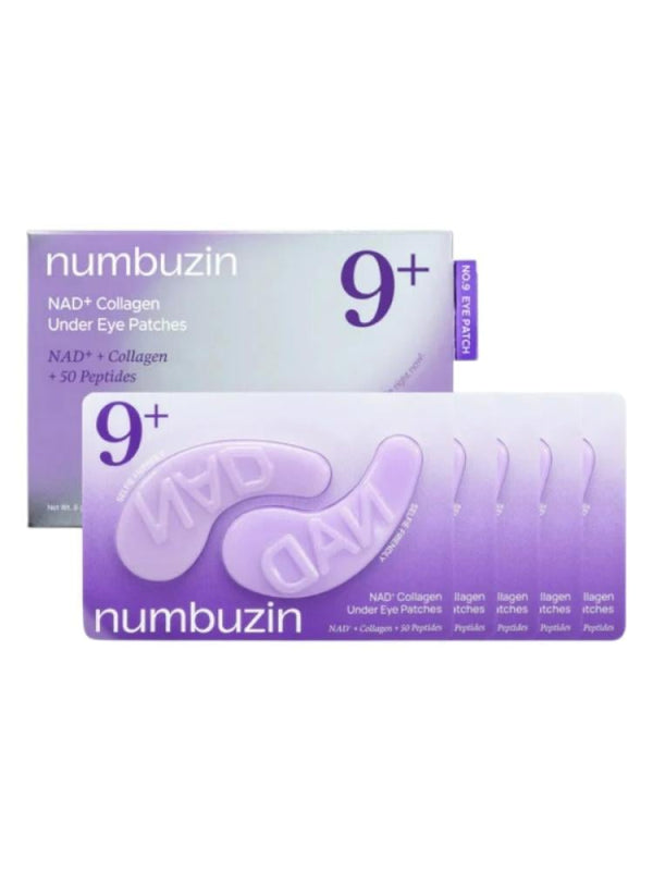 Numbuzin No. 9 Collagen NAD+ Hydrogel Under Eye Patches 5 Pairs