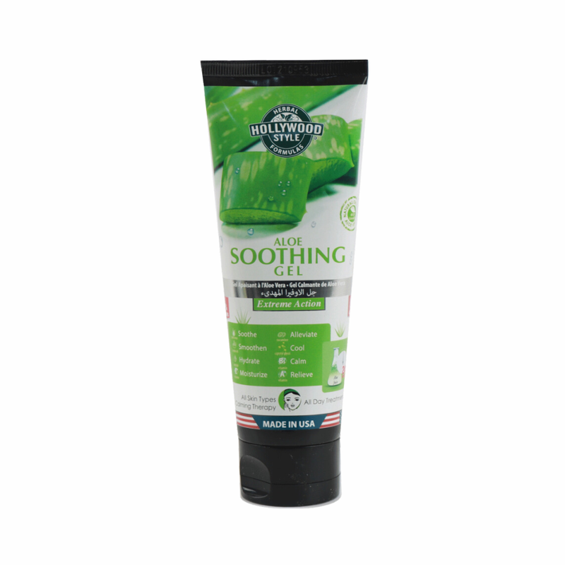 Hollywood Style Aloe Vera Moisturizing Gel, Soothing Skin Hydration, 100ml