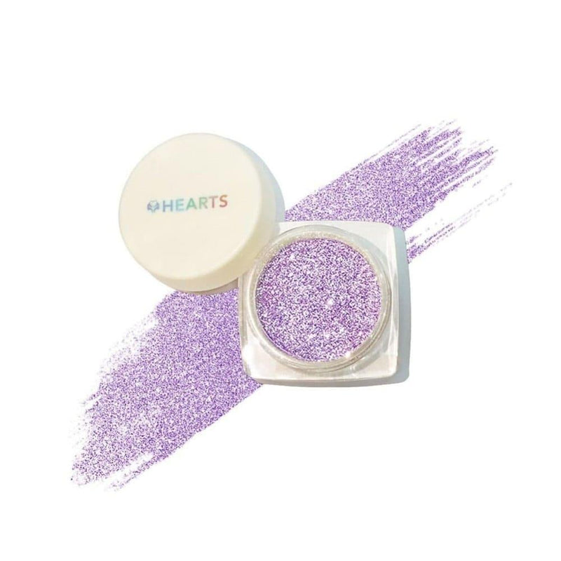 Loose Powder with Glitter Shimmering Highlighter HEARTS 12g