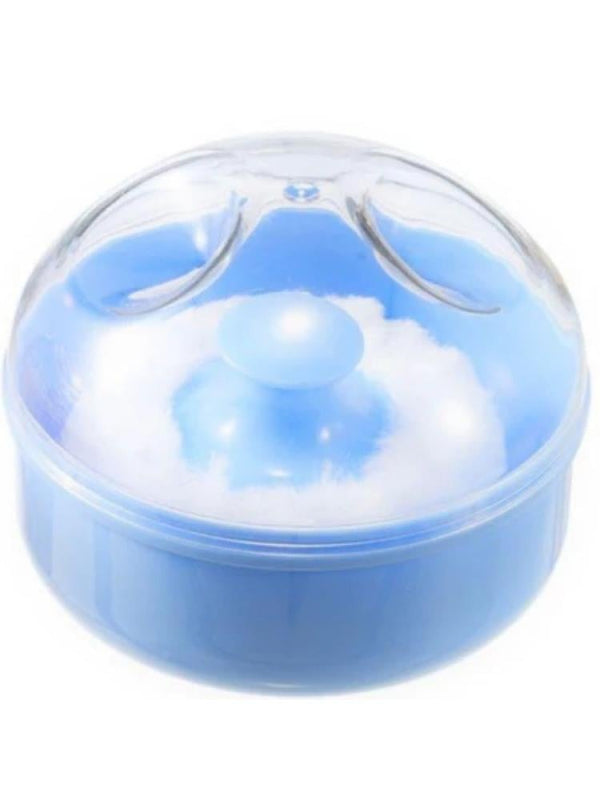 Salon System Powder Container Case with Puff