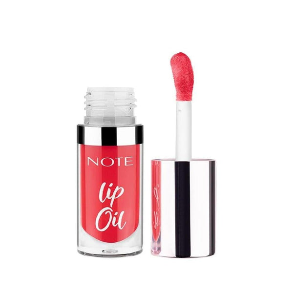 Note Moisturizing Lip Oil, Avocado Oil, Jojoba Oil, Vitamin E, 40 Sugar Red