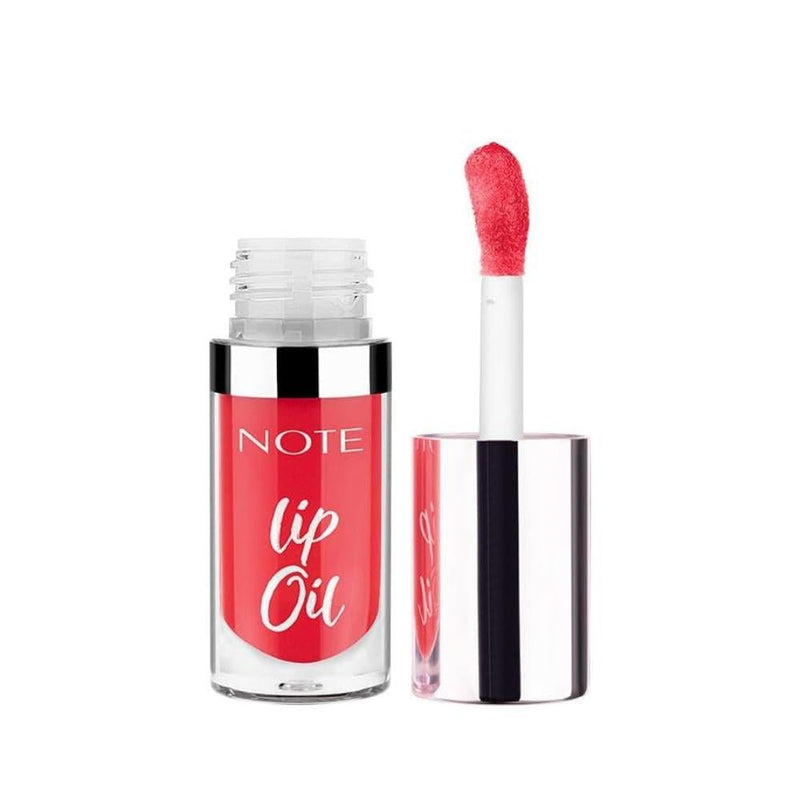 Note Moisturizing Lip Oil, Avocado Oil, Jojoba Oil, Vitamin E, 40 Sugar Red