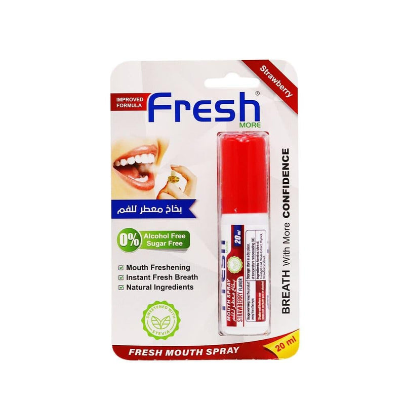Mouth Spray for Bad Breath Strawberry Fresh More 20ml