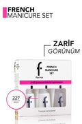 Flormar French Manicure Set 227 with Nail Polish and Strips