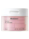 Collagen Gel Toner Pads Hydration Firming Pore Minimising Biodance 70 Pads