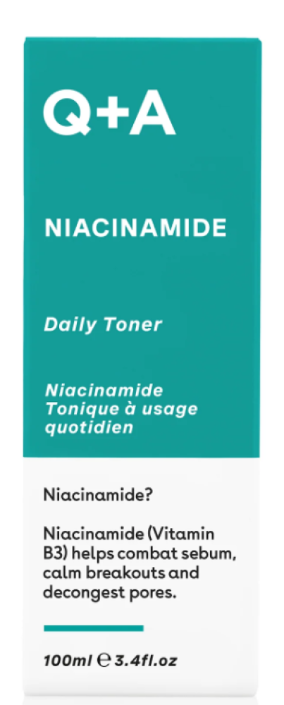 Niacinamide Face Toner Balancing Hydrating Formula Q+A 100ml