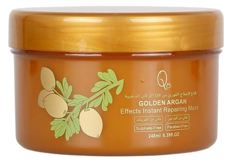 Golden Argan Instant Repairing Hair Mask Deep Conditioning Q8 248ml