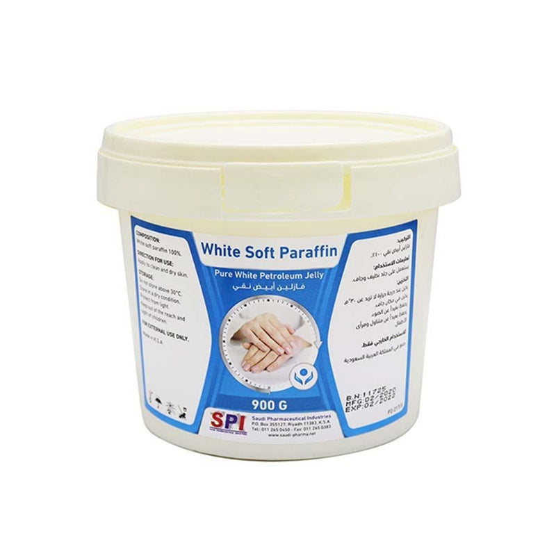 Ultra White Petroleum Jelly Moisturiser for Dry Skin by SPI, 900g