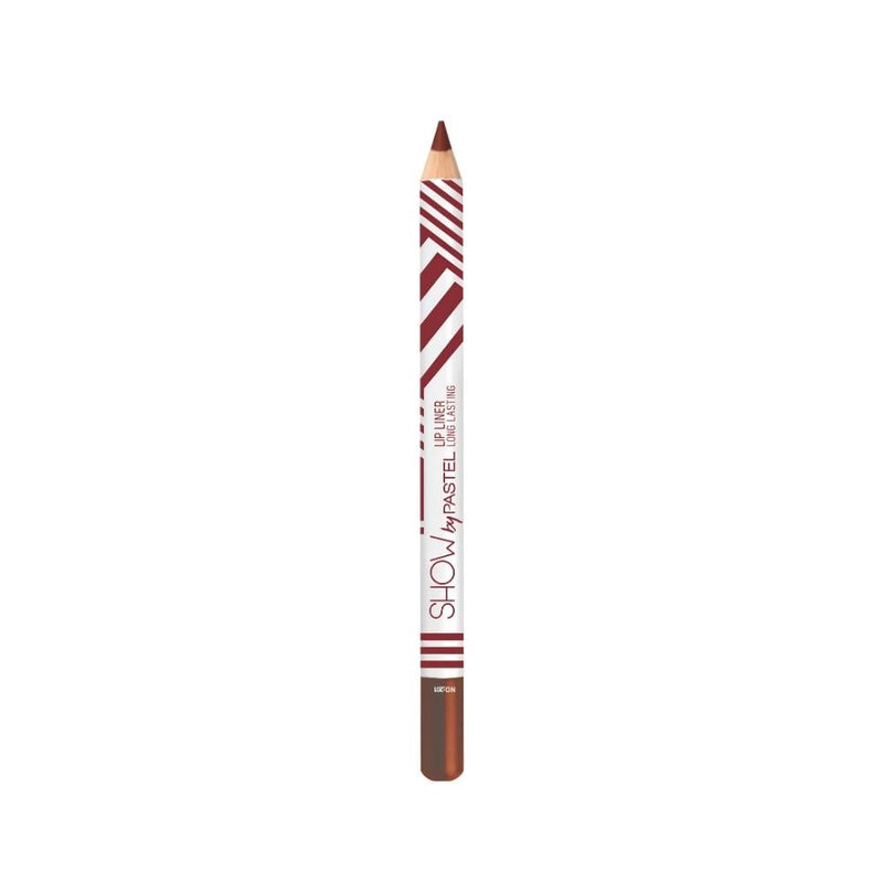 Dark Brown Lip Liner Long-Lasting Definition Maroon Shade Show By Pastel 1pc