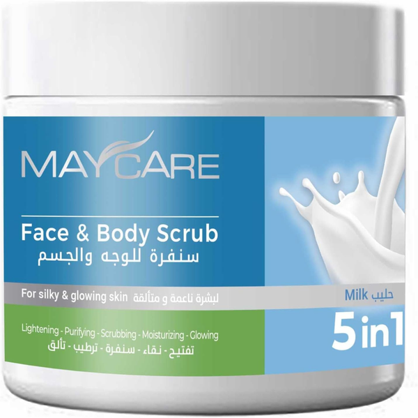 Body Shop Face Scrub Milk Hydrating Face and Body Scrub My Care 500ml