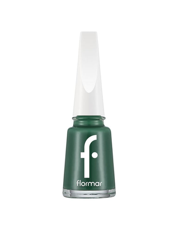 Green Nail Polish Quick Dry Chip Resistant Always Green Flormar 11ml