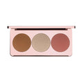 Bolver Triple Highlighter Palette 01 Dew Rose, Gold, Bronze