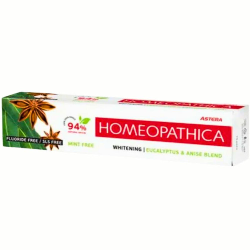 Astera Whitening Toothpaste Eucalyptus Anise Fluoride-Free 75ml
