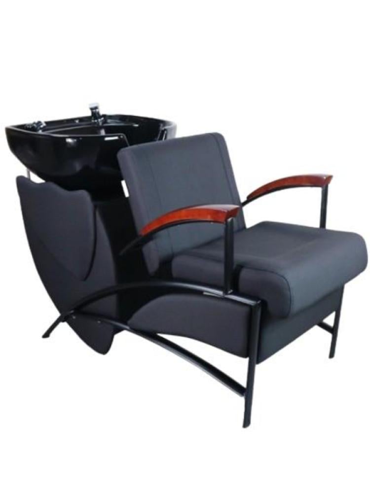 Salon System Square Seat Sink Chair with Wooden Sides BX-602