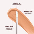 Charlotte Tilbury Beautiful Skin Radiant Concealer, 6 Medium, 16-Hour Wear