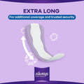 Always Extra Protection Scented Daily Sanitary Pads Large 16-Pack