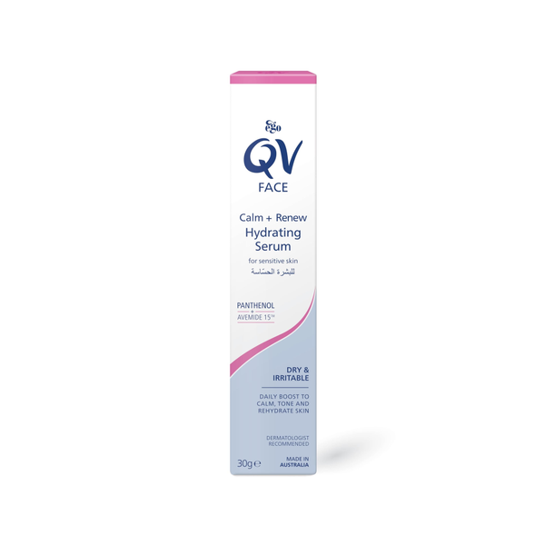 QV Hydrating Soothing Skin Renewal Serum for Dry Sensitive Skin, 30g