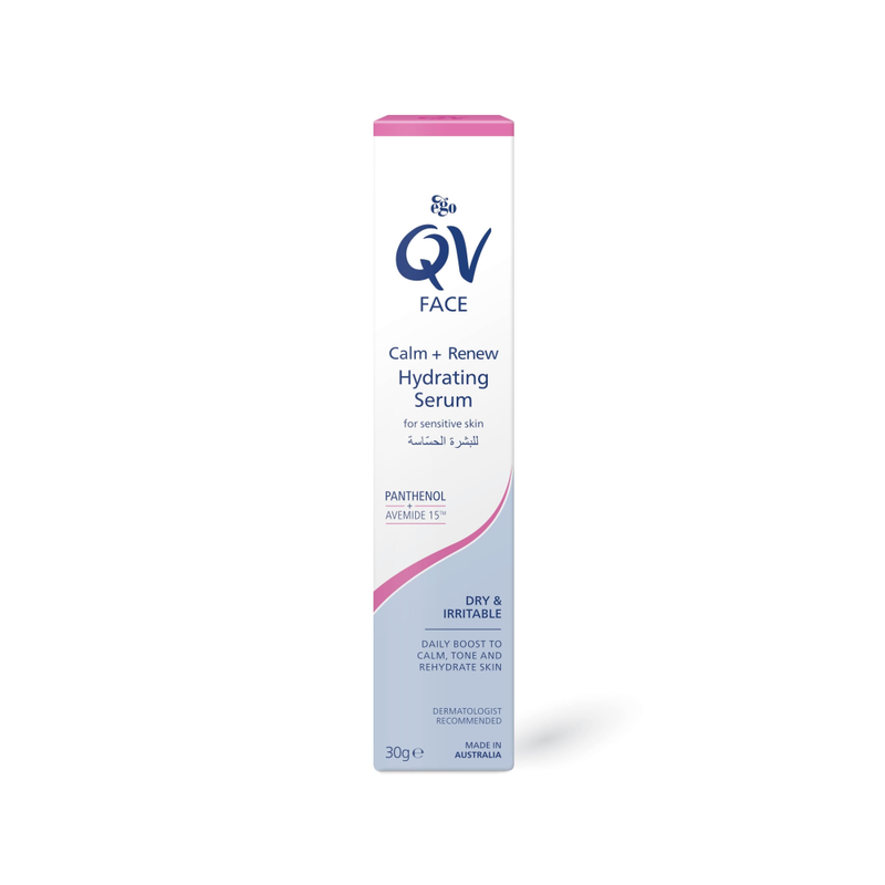 QV Hydrating Soothing Skin Renewal Serum for Dry Sensitive Skin, 30g