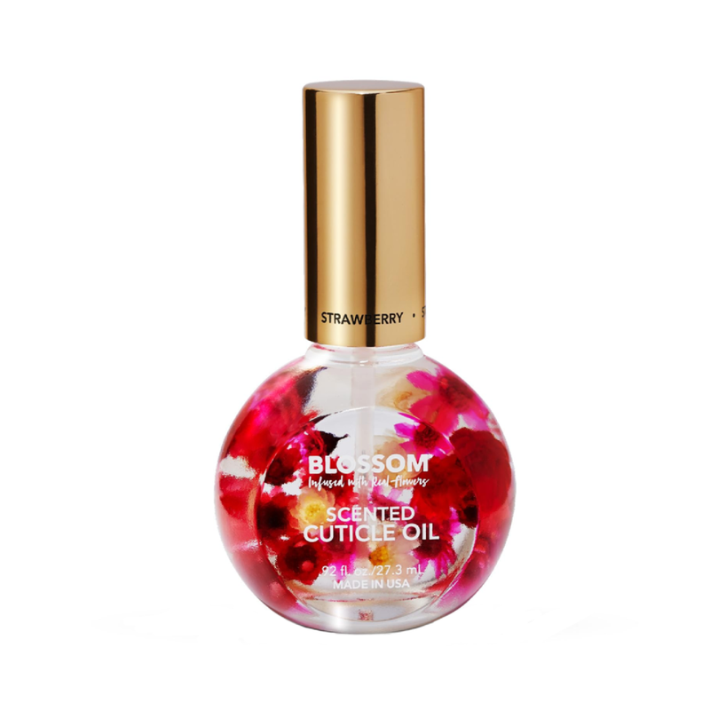 Blossom Strawberry Nail Strengthening Oil - Cuticle Treatment, 15ml