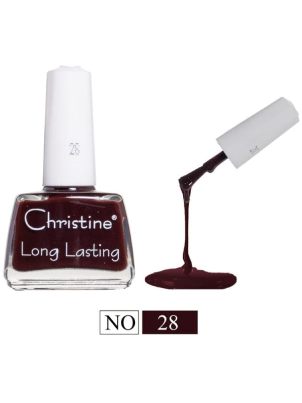 Christine Nail Polish - Chip-Resistant Formula - 28 Colors