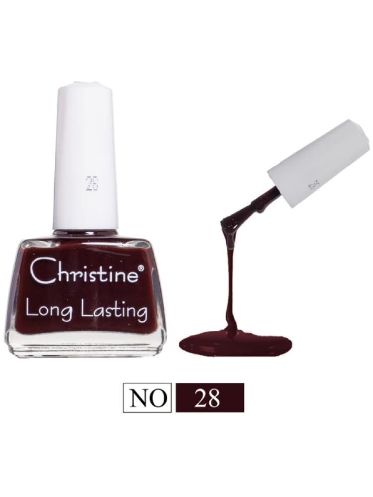 Christine Nail Polish - Chip-Resistant Formula - 28 Colors