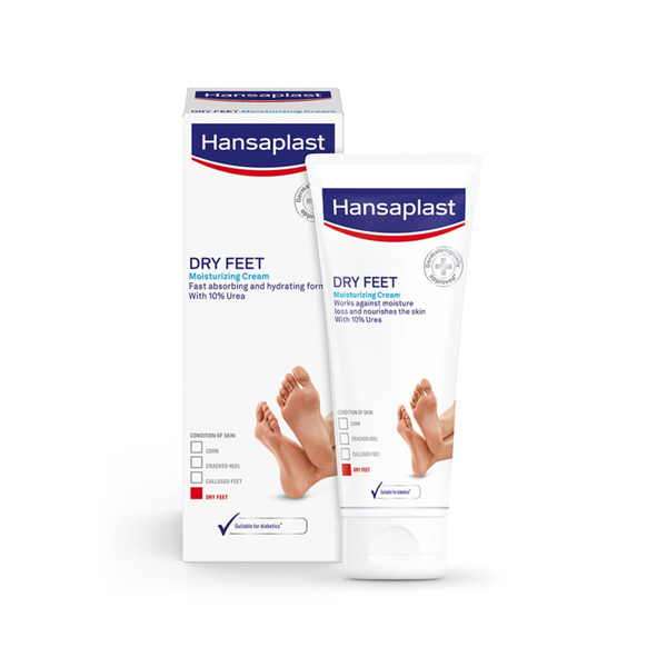 Foot Cream for Dry Feet Moisturising Cracked Heel Care Hansaplast 100ml