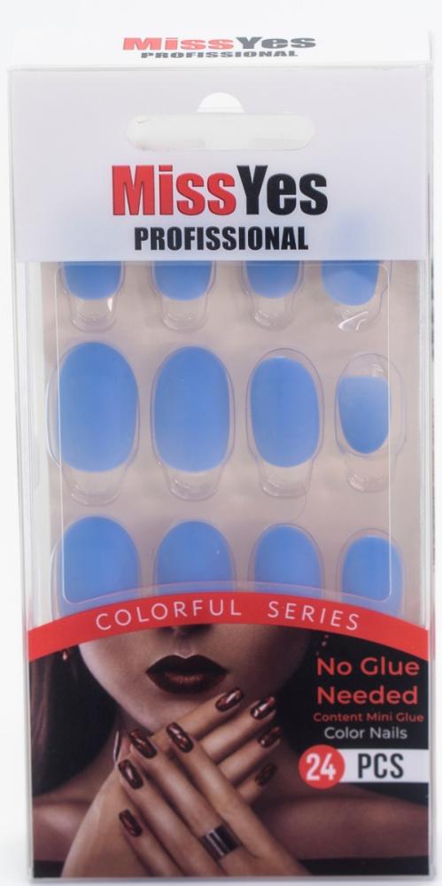 Artificial Nails Durable Press On For Special Occasions Miss Yes 24 Pieces