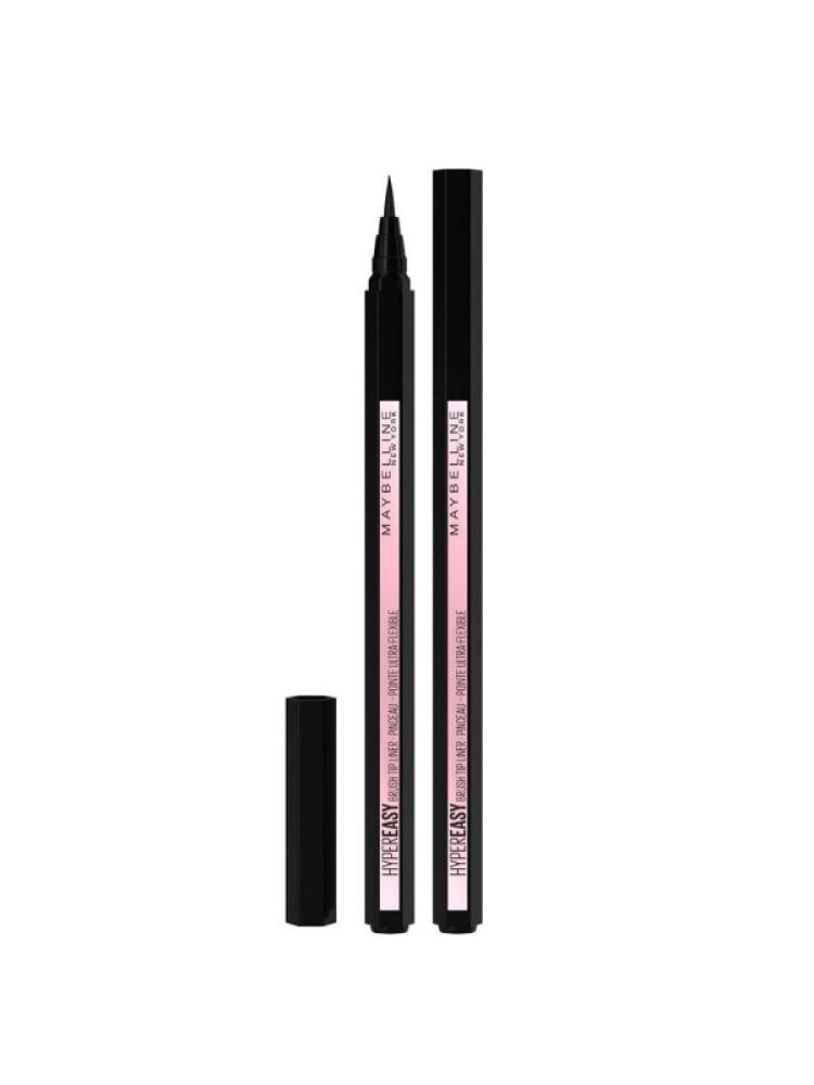 Maybelline Hyper Easy Eyeliner - Black, Ultra-Fine Tip, Smudge-Proof