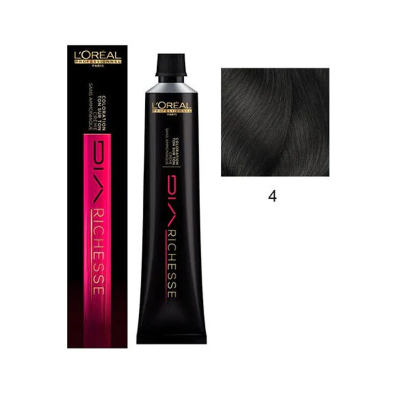 L'Oreal Paris Hair Dye, Brown 4, Ammonia-Free, 50ml