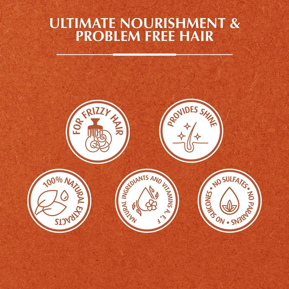 Vatika Argan Hair Oil Moisturizing & Softening Formula For Silky Hair 300ml