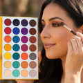 Eyeshadow Palette 35 Colors Matte Shimmer Neutral Kara Beauty 49g