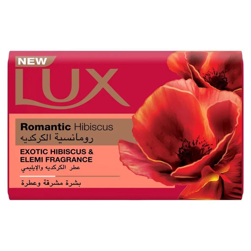 Natural Bar Soap Romantic Hibiscus Moisturising Formula Lux 170g