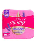 Always Cotton Soft Maxi Thick Pads with Wings - Lavender Scent - 30 Count