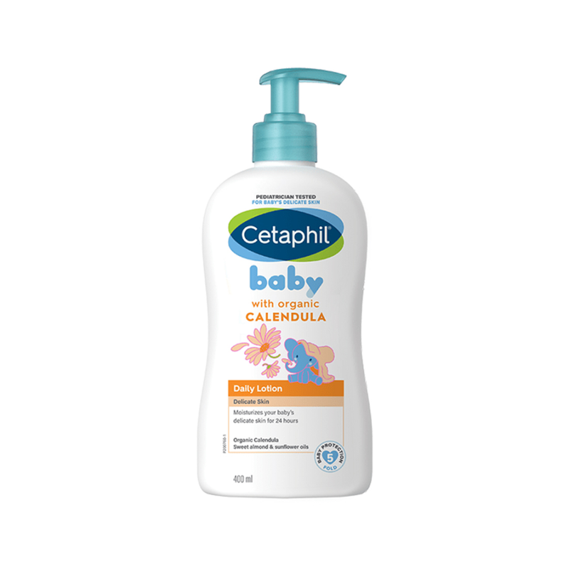 Cetaphil Baby Daily Moisturizing Lotion, Organic Calendula, 400ml