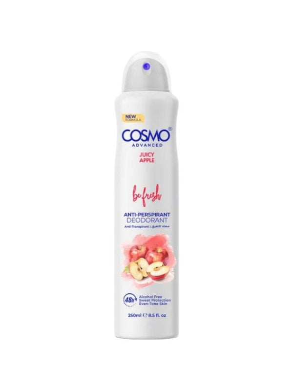 Cosmo Be Fresh Antiperspirant Spray Juicy Apple Scent 250ml