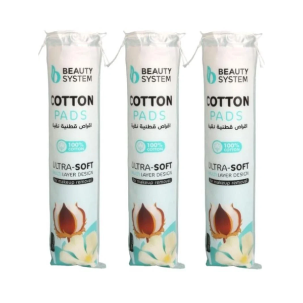 Beauty System Cotton Pads White Cylindrical 360 Pieces