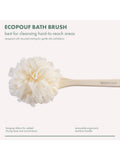 EcoTools Wooden Handle Exfoliating Bath Sponge