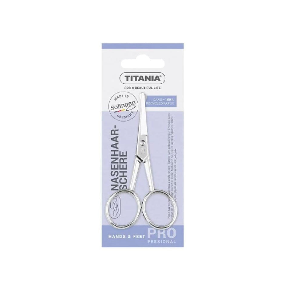 Titania Nose Hair Scissors Precision Trimming Stainless Steel 1050/15