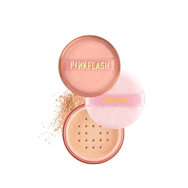 Pink Flash Translucent Loose Setting Powder, Mattifying, 111