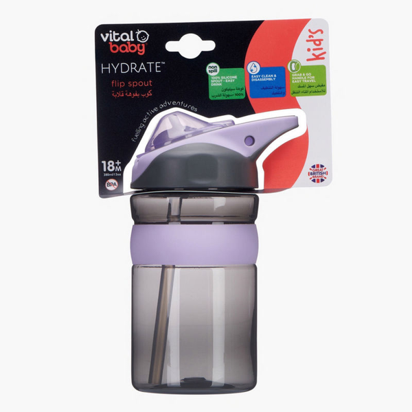 Kids Flip Spout Cup For 6 Months+ Hydrate Pop Vital Baby