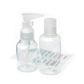 Basic Care Empty Travel Bottles, 2-Pack (60ml & 80ml), Cosmetic Containers