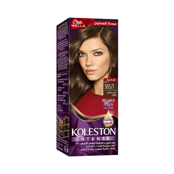 Wella Koleston Hair Dye Light Ash Brown 305/1 110ml