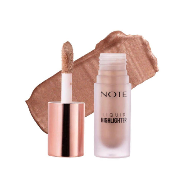 Note Liquid Highlighter 110 True Gold with Vitamin E, Glycerin, Chamomile