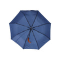 Automatic Umbrella with Wooden Handle - Blue